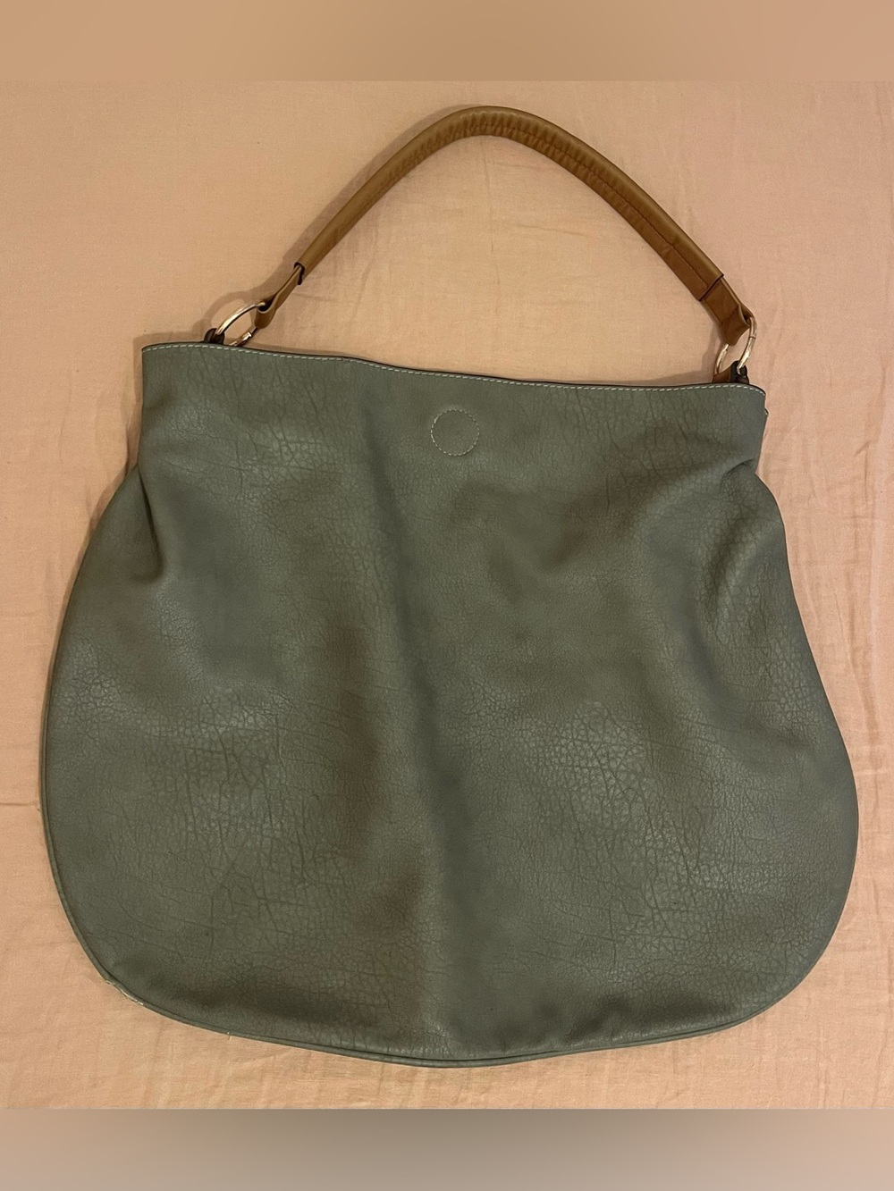 Anthropologie Sage Green Tote